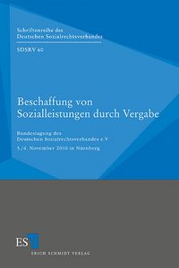 Produktbild: Beschaffung von Sozialleistungen durch Vergabe
