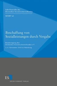 Produktbild: Beschaffung von Sozialleistungen durch Vergabe
