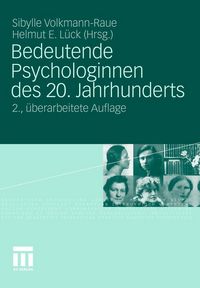 Produktbild: Bedeutende Psychologinnen des 20. Jahrhunderts
