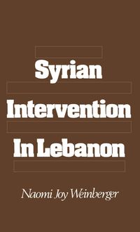 Produktbild: Syrian Intervention in Lebanon