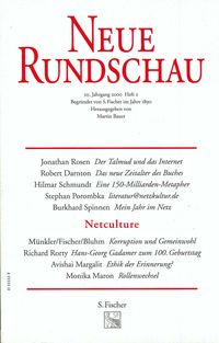 Produktbild: Neue Rundschau 2000/2