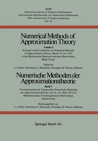 Bild vom Artikel Numerische Methoden der Approximationstheorie / Numerical Methods of Approximation Theory vom Autor Werner