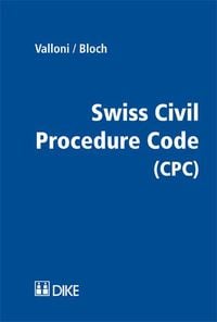 Produktbild: Swiss Civil Procedure Code (CPC)