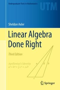 Produktbild: Linear Algebra Done Right