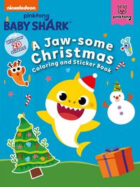Produktbild: Baby Shark: A Jaw-Some Christmas Coloring and Sticker Book