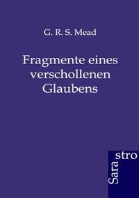 Produktbild: Fragmente eines verschollen Glaubens