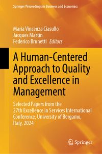Produktbild: A Human-Centered Approach to Quality and Excellence in Management