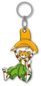 Produktbild: 3D-Schl&uuml;sselanh&auml;nger Pettersson und Findus mit Ring