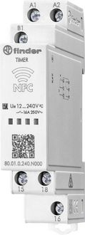 Produktbild: Finder 80010240N000 80.01.0.240.N000 Zeitrelais Multifunktional 1 St. Zeitbereich: 2s - 24h