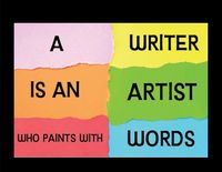 Produktbild: Writer Is An Artist Who Paints with Words