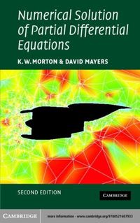 Produktbild: Numerical Solution of Partial Differential Equations