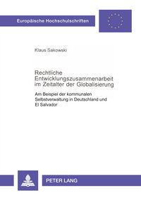 Produktbild: Rechtliche Entwicklungszusammenarbeit im Zeitalter der Globalisierung