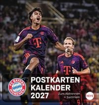 Produktbild: FC Bayern M&uuml;nchen Postkartenkalender 2027