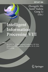 Produktbild: Intelligent Information Processing VIII