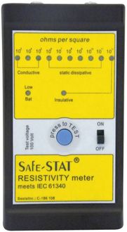 Produktbild: BJZ C-186 108 ESD-Testger&auml;te-Set Oberfl&auml;chenwiderstand, Durchgangswiderstand, Ableitwiderstand inkl. Aufbewahrungstasche