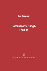Produktbild: Datenverarbeitungs-Lexikon