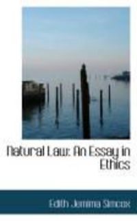 Produktbild: Natural Law: An Essay in Ethics
