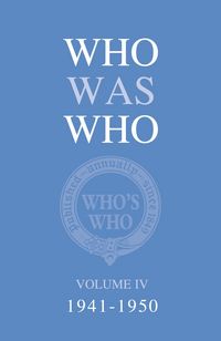 Produktbild: Who Was Who, Volume IV