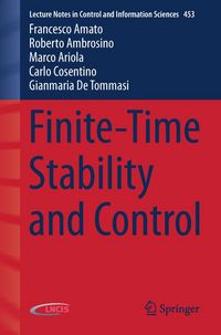 Produktbild: Finite-Time Stability and Control