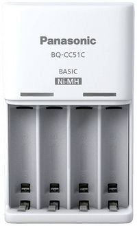 Produktbild: Panasonic Basic BQ-CC51 Steckerladerger&auml;t NiMH Micro (AAA), Mignon (AA)