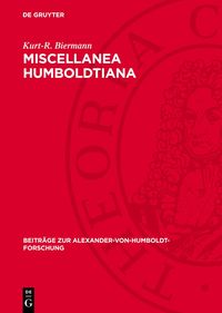 Produktbild: Miscellanea Humboldtiana