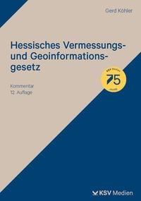 Produktbild: Hessisches Vermessungs- und Geoinformationsgesetz