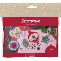 Produktbild: Creativ Company Mini Kreativ Set Dekoration, Weihnachtsdekorationen aus Filz