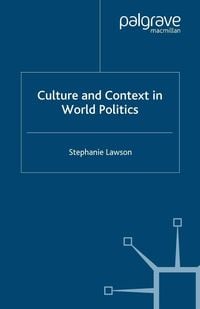Produktbild: Culture and Context in World Politics