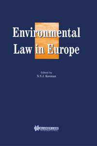 Produktbild: Environmental Law in Europe