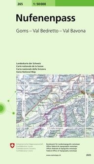 Produktbild: Swisstopo 1 : 50 000 Nufenenpass