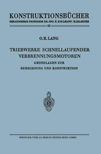 Produktbild: Triebwerke schnellaufender Verbrennungsmotoren