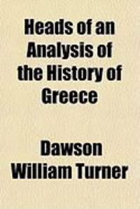 Produktbild: Heads of an Analysis of the History of Greece