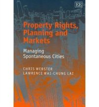 Produktbild: Webster, C:  Property Rights, Planning and Markets