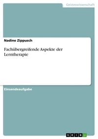 Produktbild: Fach&uuml;bergreifende Aspekte der Lerntherapie