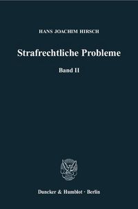Produktbild: Strafrechtliche Probleme.