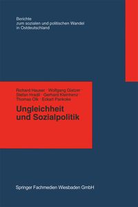 Produktbild: Ungleichheit und Sozialpolitik