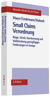 Produktbild: Mayer, H: Small-Claims-Verordnung