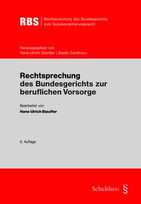 Produktbild: Rechtsprechung des Bundesgerichts zur beruflichen Vorsorge