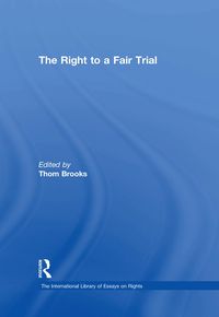 Produktbild: The Right to a Fair Trial