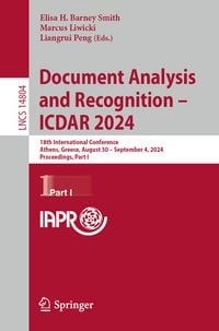 Produktbild: Document Analysis and Recognition - ICDAR 2024