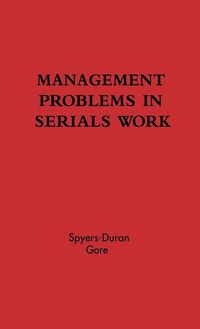 Produktbild: Management Problems in Serials Work.