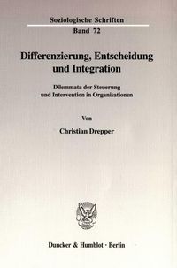 Produktbild: Differenzierung, Entscheidung und Integration.
