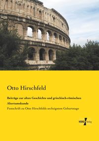 Produktbild: Beitr&auml;ge zur alten Geschichte und griechisch-r&ouml;mischen Altertumskunde