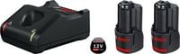 Produktbild: Bosch Professional 1600A019RD GAL 12V-40 + 2x GBA 12V 3.0Ah Werkzeug-Akku und Ladeger&auml;t 12 V 3 Ah Li-Ion