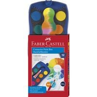 Produktbild: Faber-Castell Farbkasten Connector 12 Farben blau