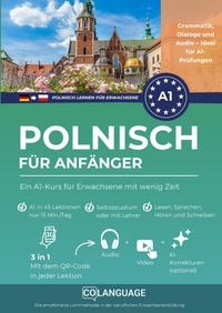 Produktbild: Polnisch f&uuml;r Anf&auml;nger - Ein A1-Kurs f&uuml;r Erwachsene mit wenig Zeit