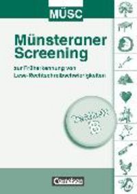 Produktbild: M&uuml;nsteraner Screening (M&Uuml;SC) - Zur Fr&uuml;herkennung von Lese-Rechtschreibschwierigkeiten