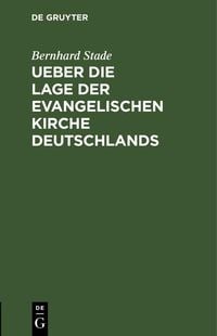 Produktbild: Ueber die Lage der evangelischen Kirche Deutschlands