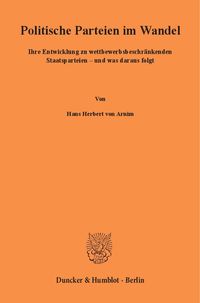 Produktbild: Politische Parteien im Wandel.