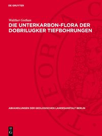 Produktbild: Die Unterkarbon-Flora der Dobrilugker Tiefbohrungen